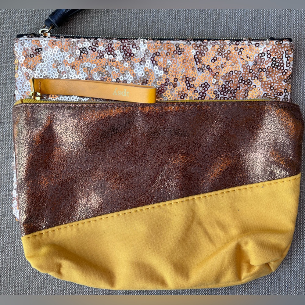 2 IPSY Pouches/Make up/Cosmetic Bags